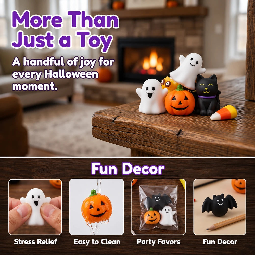 Assorted Halloween Squishies (20/Pack)