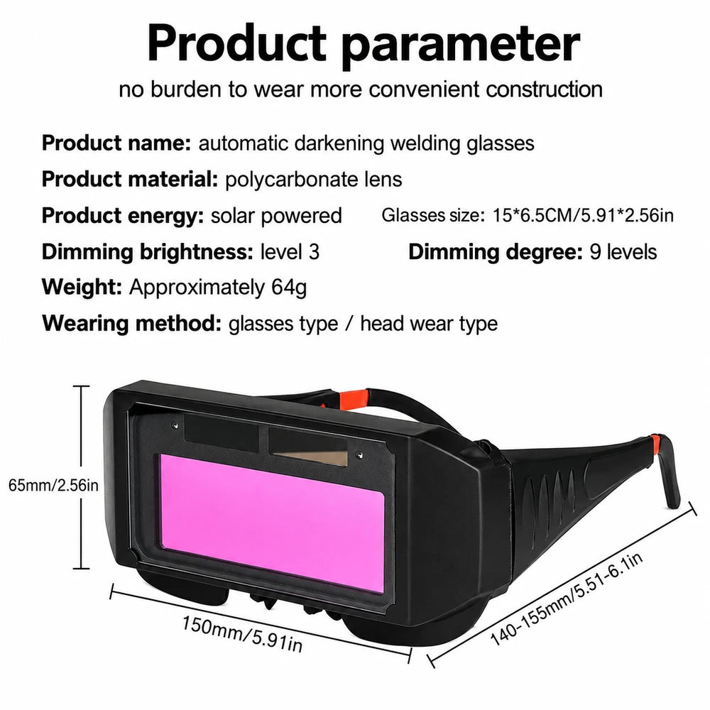 GoGoggles™ Auto-Darkening Welding Goggles